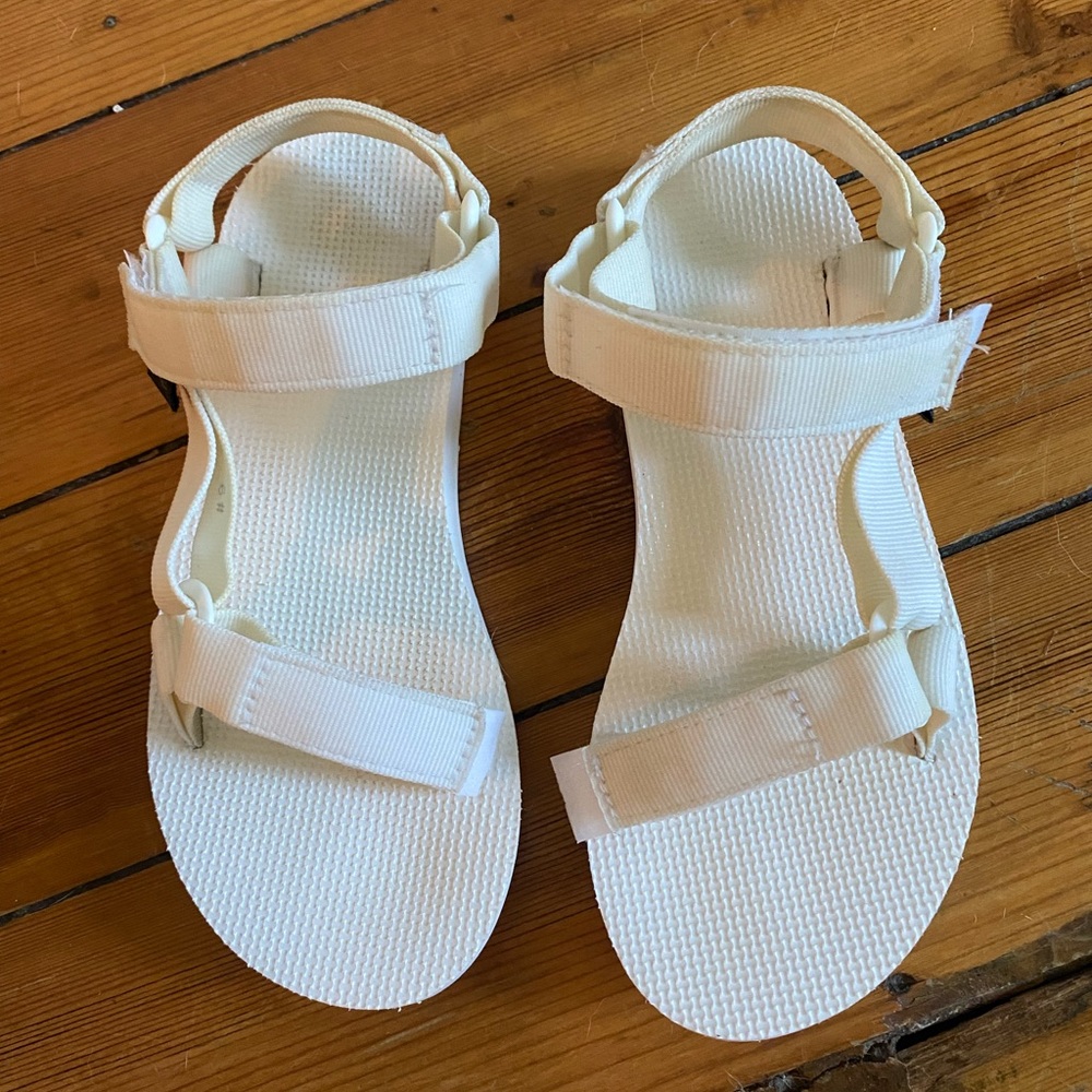 Teva Bright White Original Universal Sandals